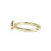 Green Sapphire Cushion Ring