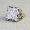 Silver Terra Square Ring