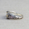 Silver & Gold Small Terra Rectangle Ring