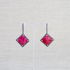 Ruby Hook Earrings