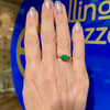 Emerald Gold & Silver Ring