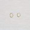 Yellow Gold Mini Hoop Earrings