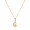 South Sea Pearl & Mini Diamond Necklace