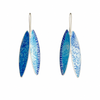 Blue & Turquoise Gumleaf Earrings
