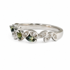 Floral Sapphire & Diamond Ring