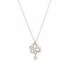 Large Derry Lace White Pearl Necklace