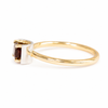 Desert Rose Tourmaline Arc Ring