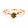 Mobius Green Sapphire Ring