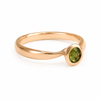 Mobius Green Sapphire Ring