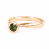 Mobius Green Sapphire Ring