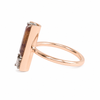 Sapphire & Diamond Arc Ring