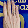 Sapphire & Diamond Arc Ring