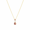 Sapphire & Diamond Regal Drop Necklace