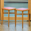 1960s Ligna Stool Pair