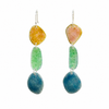Textured Pastel Enamel Earrings #2