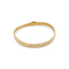 Yellow Gold Swirl Bangle