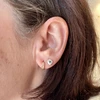 Flourish Australian Sapphire Stud Earrings