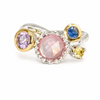 Serena Pastel Cluster Ring