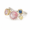 Serena Pastel Cluster Ring