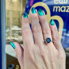 Jasmine Sapphire Solitaire