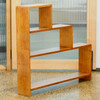 Caramel Hardwood Step Shelf