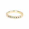Crater Blue Diamond Ring