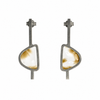 Rutilated Quartz Pendulum Earrings