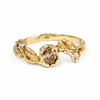 Arched Willow Diamond Ring