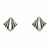 Mini Oxidised Sunburst Stud Earrings