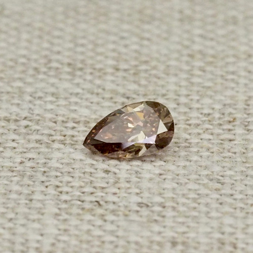 Argyle Pear Cut Diamond