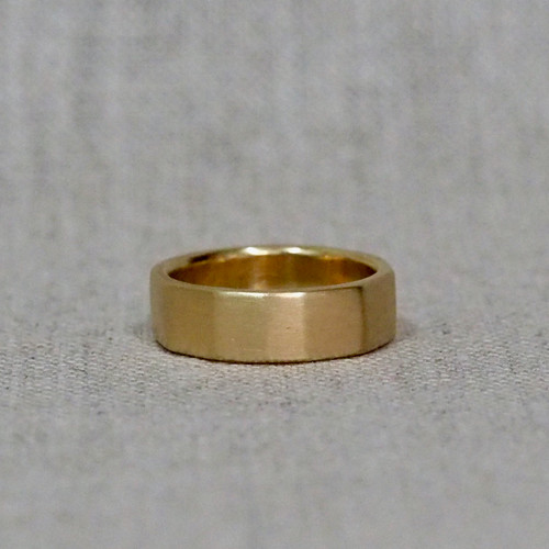 Gold Faceted Ring