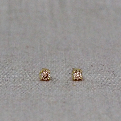 Argyle Diamond Regal Stud Earrings