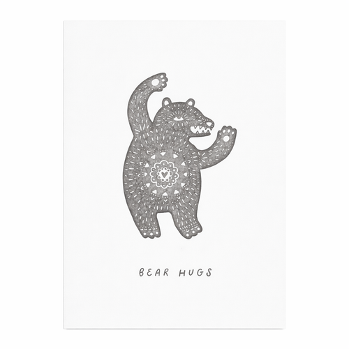 Bear Hugs Greeting Card