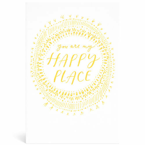 You Are My Happy Place Greeting Card