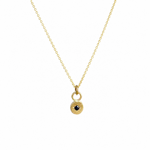 Yellow Gold Sapphire Samantha Necklace