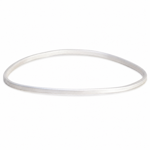 Silver Natasha Bangle