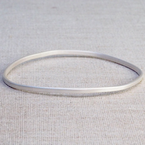 Silver Natasha Bangle