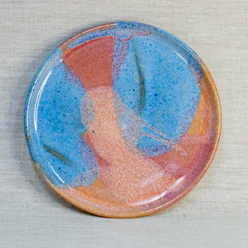 Small Glazed Stoneware Plate