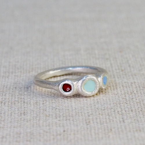 The Original Dainty Trio Dot Ring