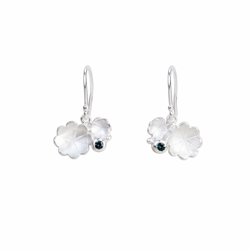 Small Bouquet Sapphire Earrings
