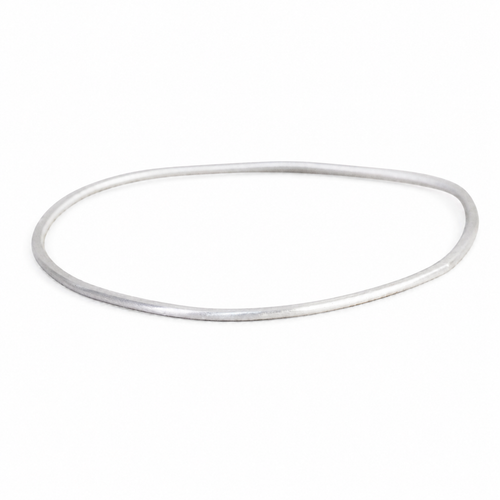 Silver Geometrica Bangle