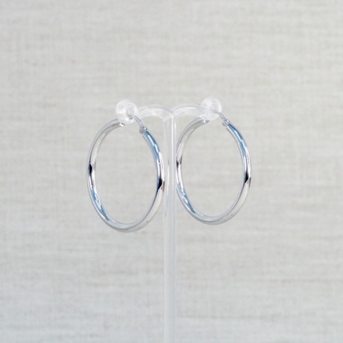 Small Silver Hoop Earrings