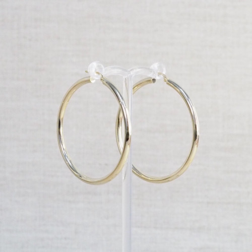 Large Gold Hoop Earrings