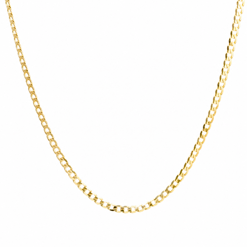Yellow Gold Flat Curb Chain