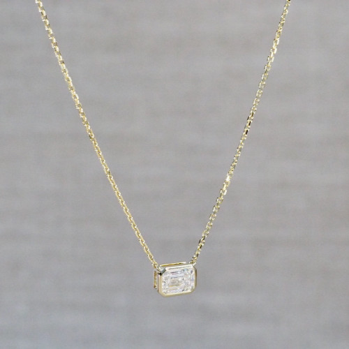 East-West Diamond Necklace