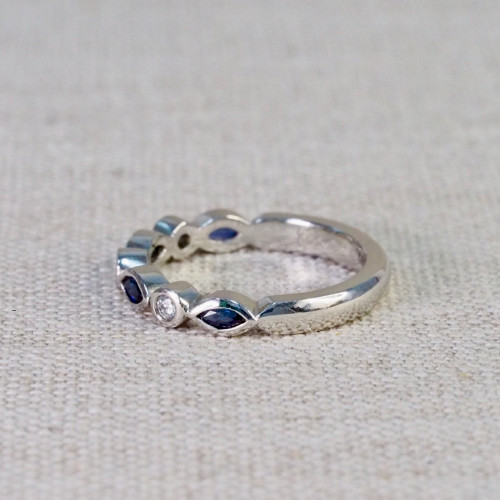 Susannah Sapphire & Diamond Ring