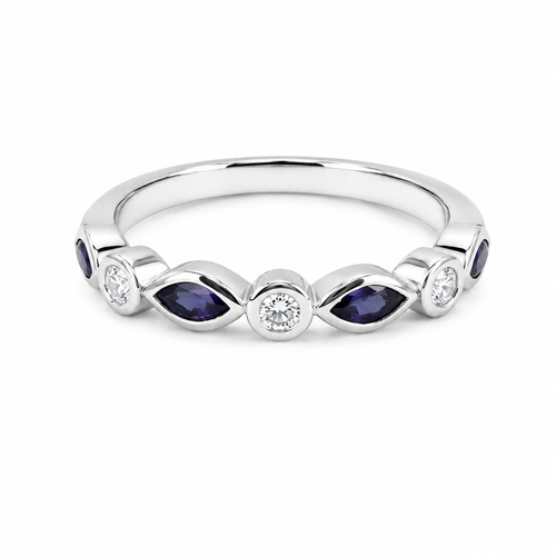 Susannah Sapphire & Diamond Ring