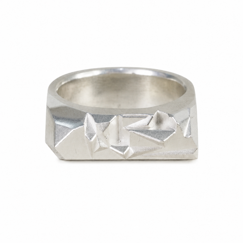 Crystalline Signet Ring