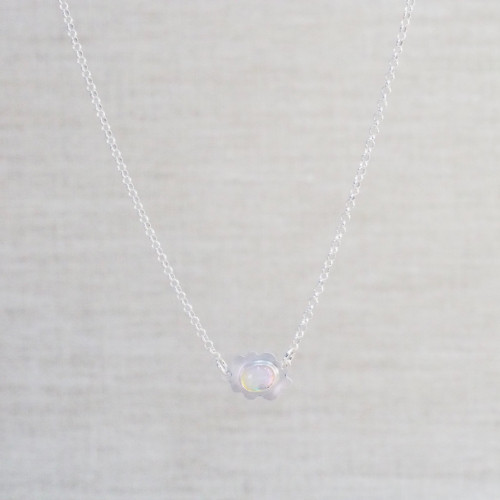 Lightening Ridge Opal Cloud Necklace