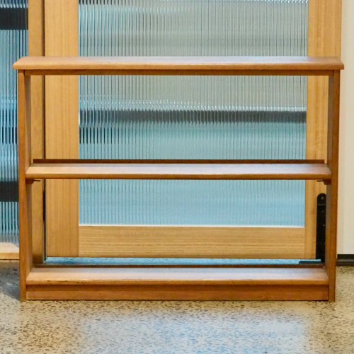 1950s Caramel Hardwood Shelf
